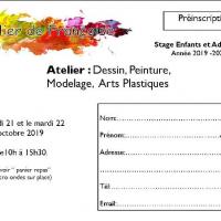 Stage octobre  Préinscription Enfant Ados 2019- WEB