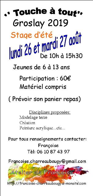 stage touche à tout août  2019 - WEB