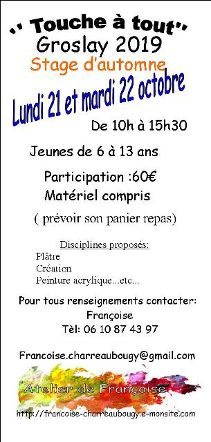 stage touche à tout oct 2019 - WEB